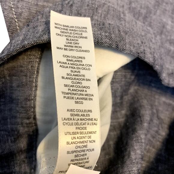 Chico's Linen Blend Popover Top and Linen Pull On Ankle Pant Set Size 12 - Picture 15 of 15